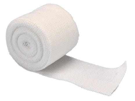 BRAUN, idealbind 100% bomuld, hvid, inkl. 2 clips, 12 cm x 5 m