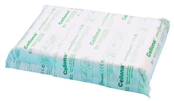 Cellona, gipsbind fikseret på 17-trådet gaze, 10 cm x 2 m