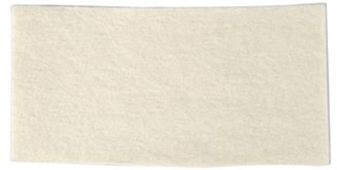 HAPLA, filtplade m/ klæb, 100% uld, 45 cm x 22,5 cm x 1 cm