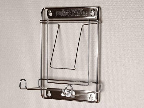 Vægholder, rustfri stål til 1 æske handsker