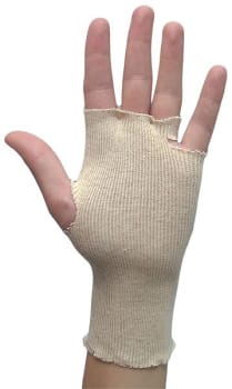 Glove Light, fingerløs bomuldshandske, one size