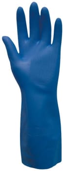 Blue Nitrile, nitril rengøringshandske, blå, small, str. 6,5