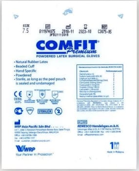 Profeel Comfit Premium, latex OP handske, let pudret, steril, str 7,5