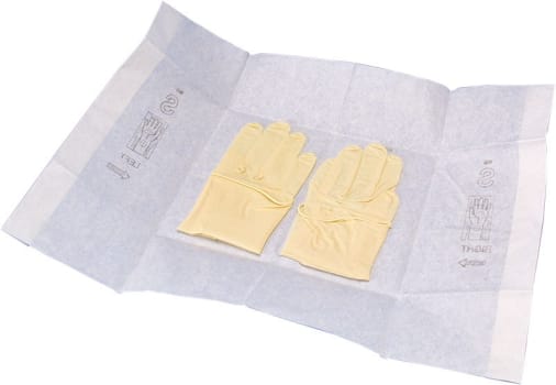 Dermagrip, latex undersøgelseshandske, pudderfri, 8/9, steril, large