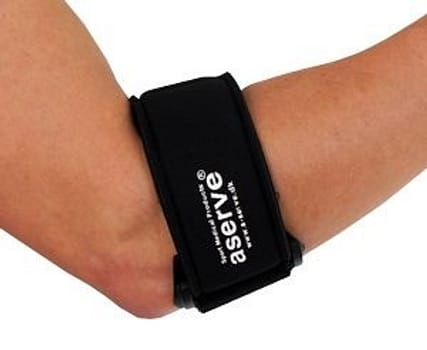 Aserve, bandage til Tennis-, golf- og musearm