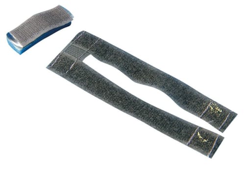 Fingerskinne, Karstam med polster og velcro, large, grøn, 55 mm