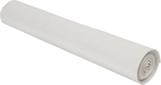 Multiline, affaldspose, hvid, LDPE, kraftig kvalitet, 60 my, 60 l, 55 cm x 103 cm