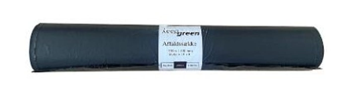 Multiline, Keepgreen affaldssæk, sort, 55 my, 100ltr/700x1100 mm