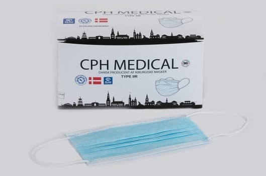 CPH, maske, type IIR, øreelastik, astma/allegi godkendt