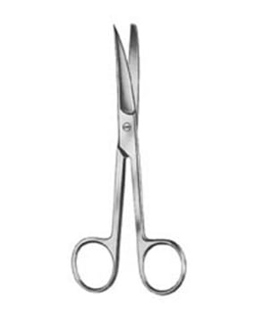 Nopa, saks, buet spids/stump, 10,5 cm