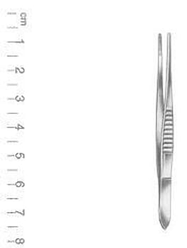 Nopa, pincet, anatomisk, model USA, smal, 14,5 cm
