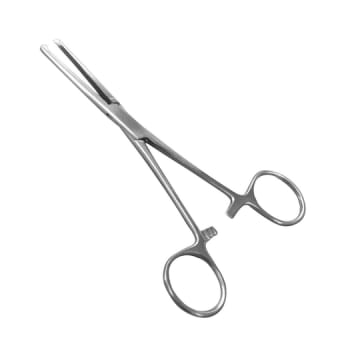 Nopa, arterieklemme, Kocher, lige, 1x2 tænder, 14 cm