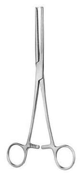 Nopa, arterieklemme, Kocher, buet, 1x2 tænder, 16 cm