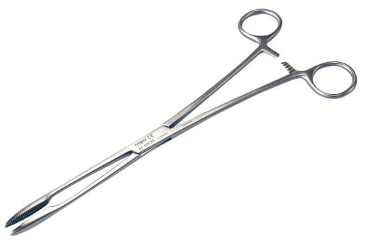 Nopa, tampontang, Gross-Maier, cremalliere, lige, 25 cm