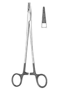 Nopa, nåleholder, Baby-Crile-Wood, med hårdtmetalkæber, 15 cm