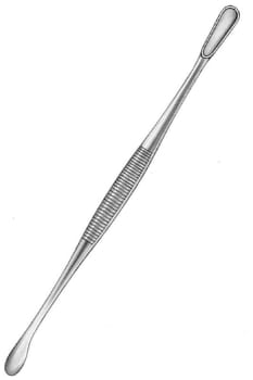 Nopa, skarpske, Volkmann, dobbelt, 14,5 cm