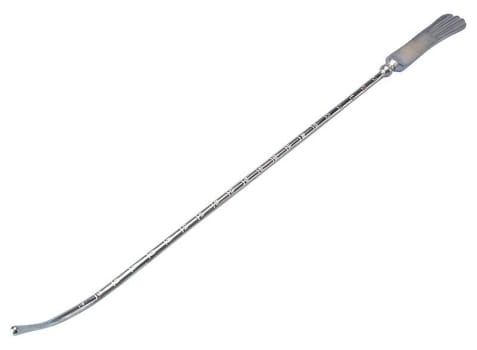 Nopa, UTERINSONDE, SIMS, GRAUDERET, BØJELIG, stål, 32 cm