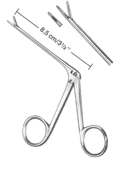 Nopa, øretang, Hartmann-Wullstein, 8,5 cm