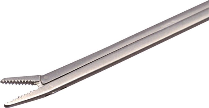 Nopa, alligatortang, Satin, 4 mm x 0,6 mm, 8 cm