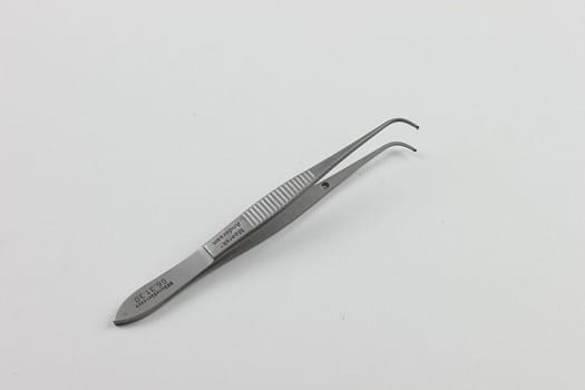 Medicon, pincet, Semken, kirurgisk, buet, fin, 1x2 tænder, 10 cm