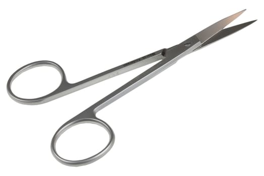 Medicon, iris saks, lige, spids/spids, 12,5 cm