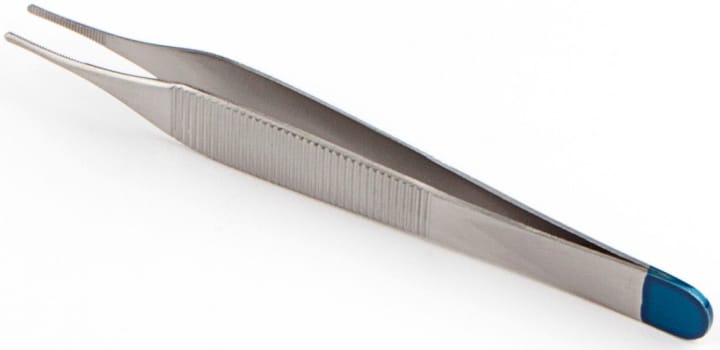 ClinaStar, pincet, anatomisk, Adson, metal, engangs, steril, 12 cm