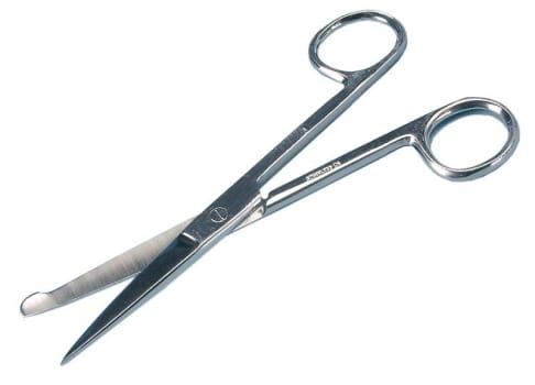 Instrument, Sygeplejesaks med dup, 14 cm