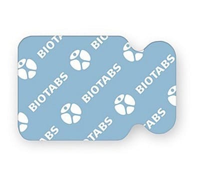 WhiteSensor, tab til hvile EKG, med ledende klæbestof, 34 mm x 23 mm