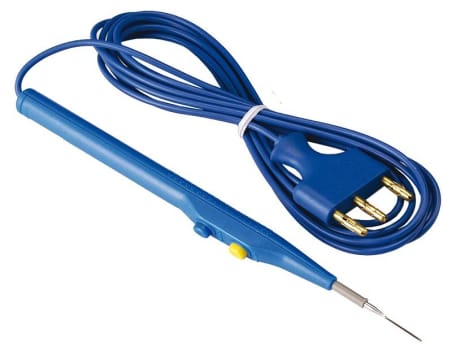 Lina-Pen el-kirurgi, håndtag, m/bladelektrode, 3m kabel, 3-ben.stik,st.