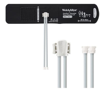 Welch Allyn FlexiPort, manchet barn lille, 2 slanger/ låsekonnektorer, 12-16 cm