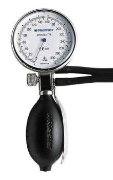 Riester blodtryksmåler, Precisa N aneroid, m/velcromanchet, dob slange