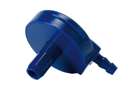 Omron, Air Plug konnektor, blå (vinklet), Comfort manchet