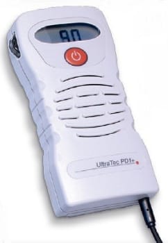 Ultratec doppler pocket, PD1+ combi lomme doppler m/FHR displ og 2MHz probe, fetal