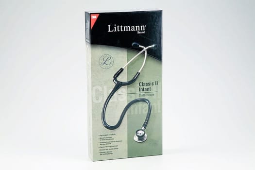 Littmann, dobbelt stetoskop, Classic II Infant, hindbærrød