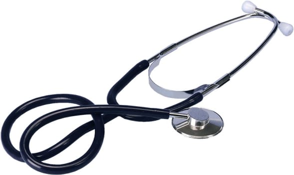 Stetoskop nurse, flad, blå