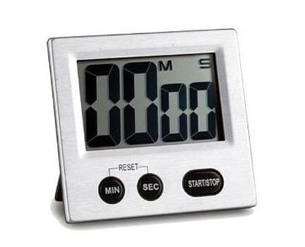 Multiline, minutur med magnet, digitalt, aluminium