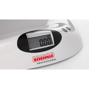 Soehnle, 8310.01 babyvægt, elektronisk, 0-20 kg. batt., 600 mm x 340 mm x 85 mm