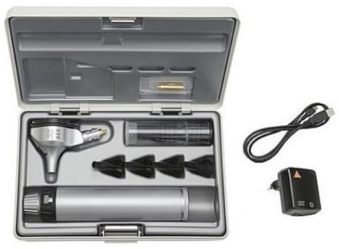 HEINE BETA 200, F.O Otoskopisæt 3,5V med Genopl. Håndtag