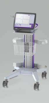 EasyOne Pro, kørbart stativ til EasyOne Pro inkl. kurv