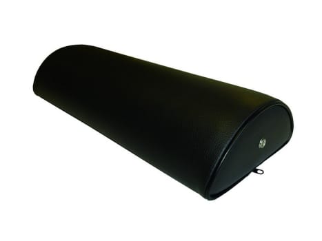 Hynde, 1/2 pølle i sort skai til undersøgelsesleje, 50 cm x 20 cm x 10 cm