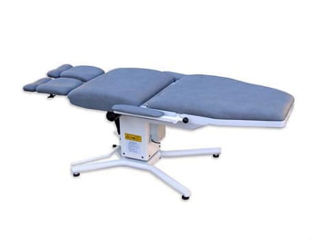 Ergonomica, behandlerstol, grå, med 5 motorer