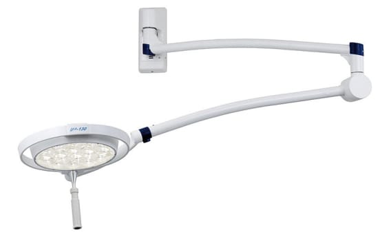 Dr. Mach, 130 LED undersøgelses lampe t/vægmontering, swing