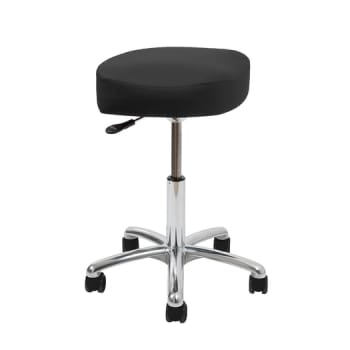 Standard Vela Samba410 Medical, taburet sort skai m sorte bløde hjul m medium pude, 44-64 cm