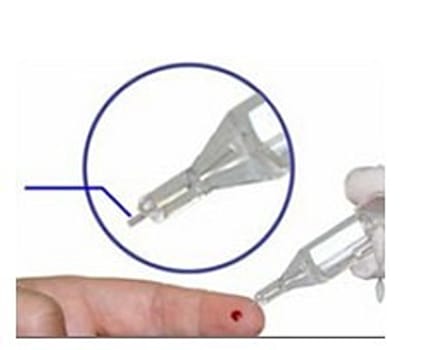 DCA Vantage, HbA1c prøvetagningsrør