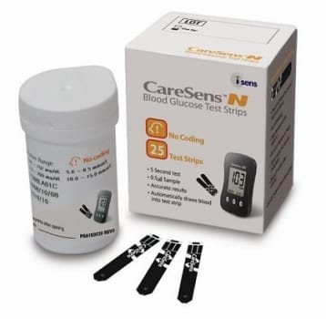 CareSens, N, teststrimler