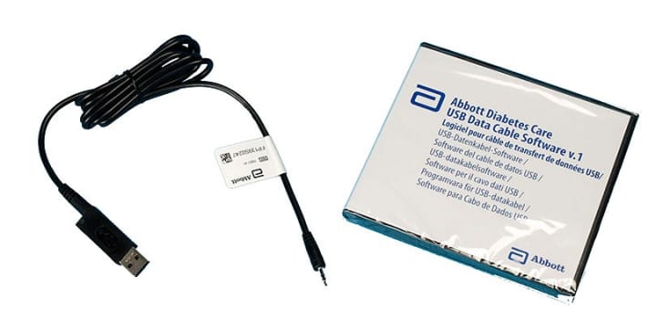 FreeStyle, PC kabel USB til blodsukkermåler