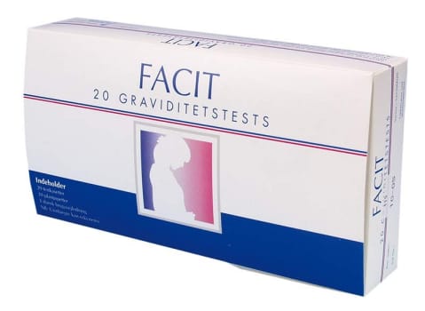 Facit, hCG graviditetstest, platform
