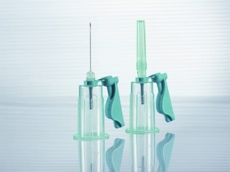 Vacuette, kanyleholder m præmont. sikkerhedskanyle, steril, 21G x 1 1/2in, 0,8 mm x 40 mm