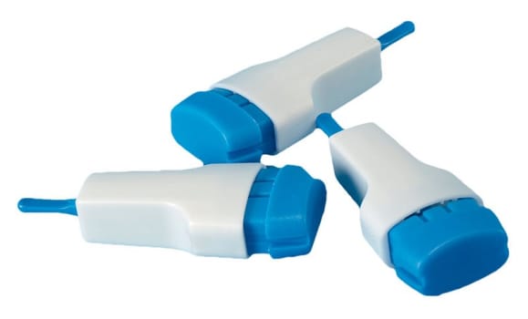 Acti-Lance, engangsfingerprikker, blå, 1,8 mm, steril, 23G, 0,6 mm