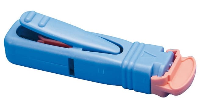 Unistik 3, engangsfingerprikker Neonatal, blå 1,8mm, steril, 18G